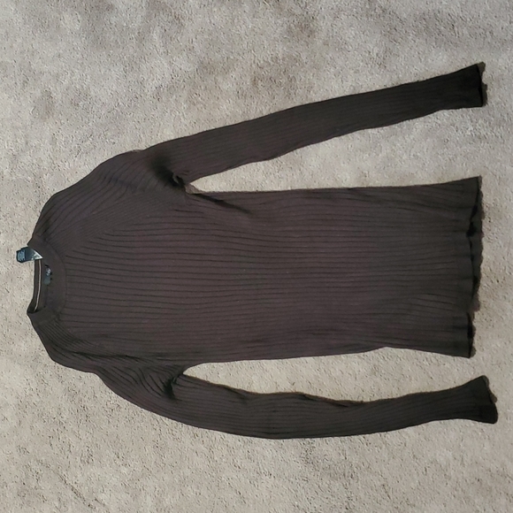 Mens black sweater soft stretchy size large - Picture 1 of 5